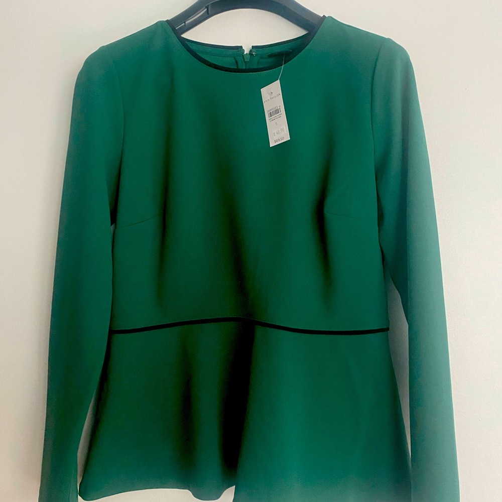 Ann Taylor peplum top.